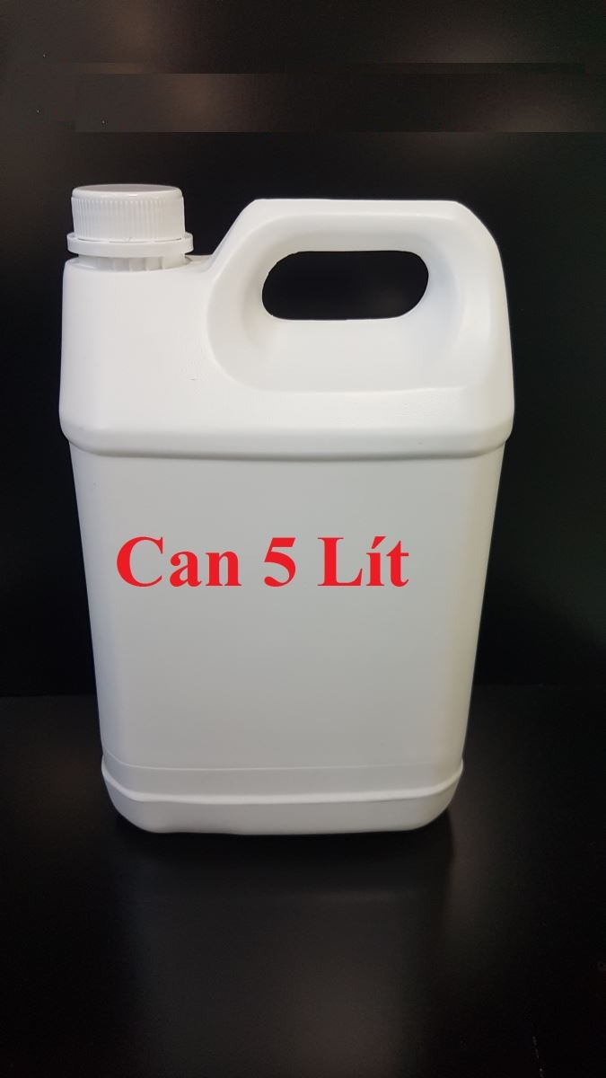 Can nhựa 5 lít dẹt đựng hóa chất